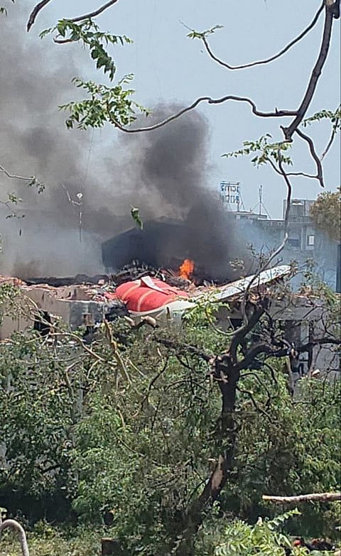 Image of the crash site 
