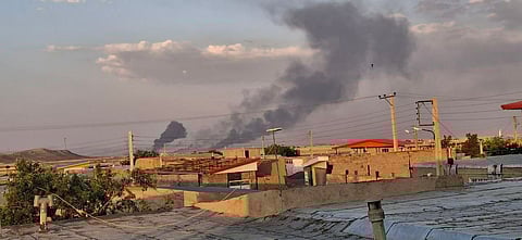 Israeli Airstrikes in Hamadan, Western Iran.