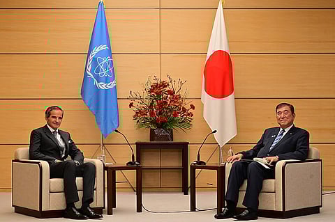 Rafael Grossi, IAEA Director-General, met with Shigeru Ishiba during his official visit to Tokyo, Japan. 20 February 2025 