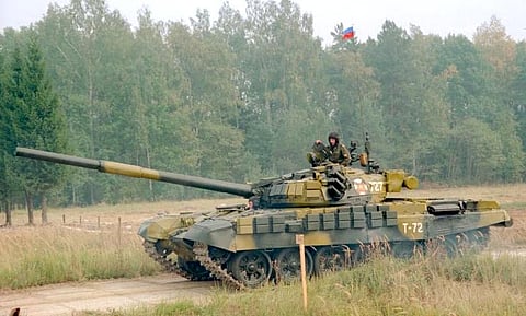 Russian Armed Forces T-72 tank