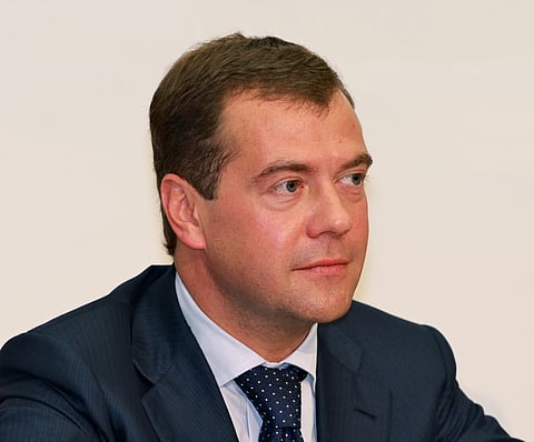 Former Russian President Dmitri Medvedev