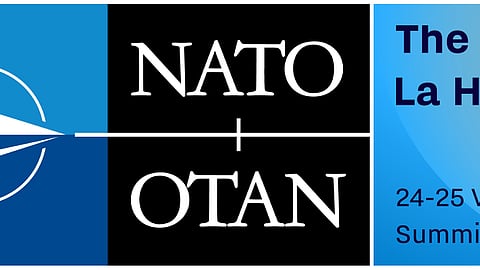  The logo designed for the NATO Summit 2025