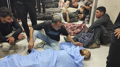 Bodies lie sprawled in blood-soaked agony after Israeli gunfire tears through starving aid seekers in Gaza.