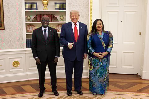 President Trump welcomed the Foreign Ministers of Rwanda and the Democratic Republic of Congo to the Oval Office to sign the historic agreement, ending a 30-year conflict. 