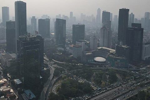 Jakarta, a capital city of Indonesia.