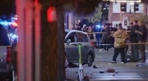 Scene from the site of the crash.