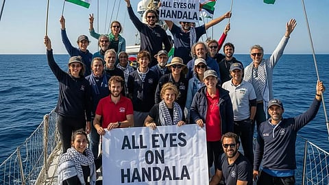 Israeli Drones Menace 'Handala' Aid Ship As It Approaches Gaza