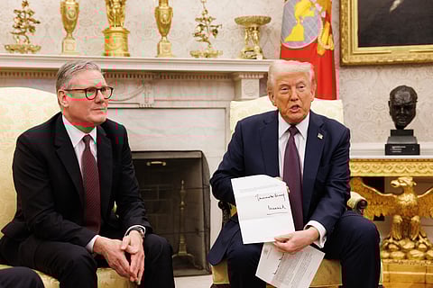 Prime Minister Keir Starmer meets Donald Trump, the President of the United States of America, February 2025