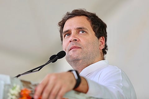 Rahul Gandhi, at Dias, in Karnataka