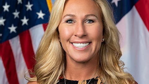 U.S. Congresswoman Marjorie Taylor Greene Official Portrait.