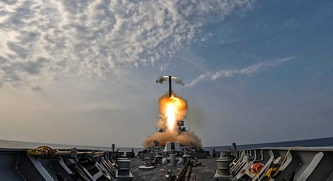  Indian Navy deployment at sea during Operation Sindoor.