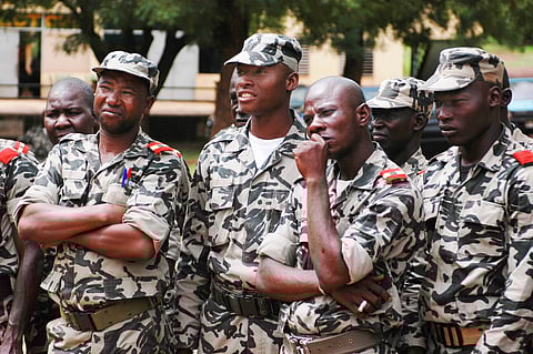Malian soldiers, 2008