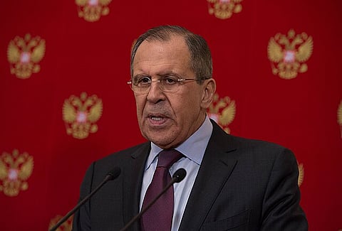 Sergei Lavrov, Russian Foreign Minister.