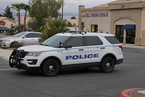 Las Vegas police vehicle (For illustrative purpose only)
