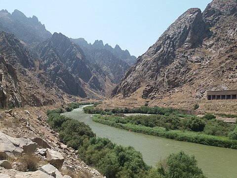 Aras river at Nurduz