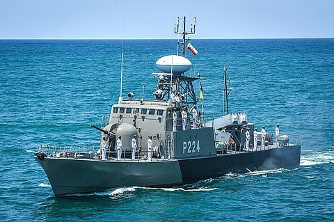 Iranian missile frigate, 2017
