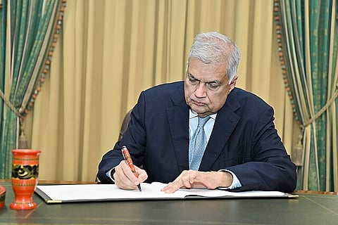 Ranil Wickremesinghe.