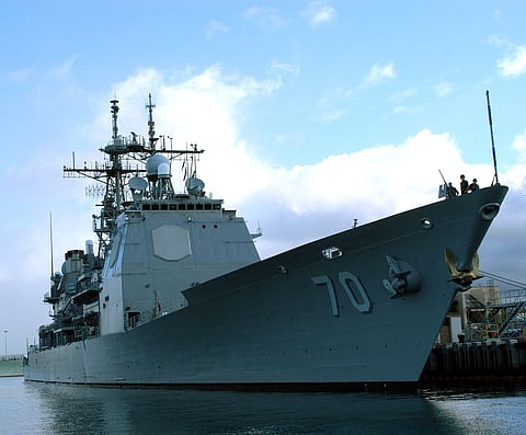 USS Lake Erie in port, 2004.
