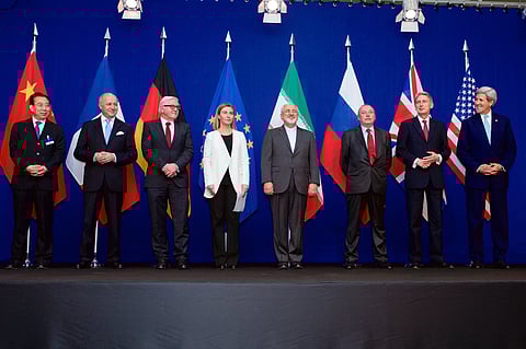 Meeting of ministers from countries involved in the JCPOA negations, 2015. 