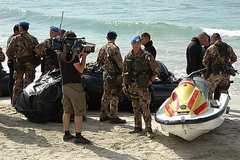 Italian UN marines Lebanon 2006