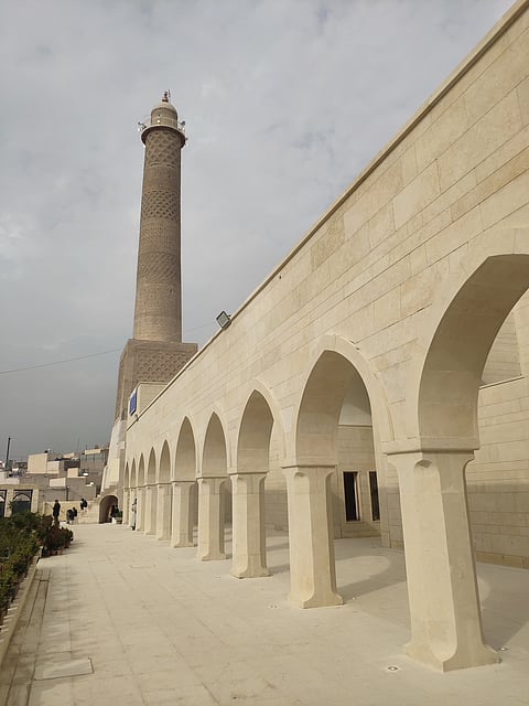 The great Mosque of al-Nuri, February 2025 following reconstruction