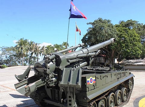 AMX-13 155mm self-propelled artillery from the Venezuelan Army