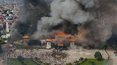 Nepal’s Parliament Torched as PM Resigns Amid Anti-Corruption Protests