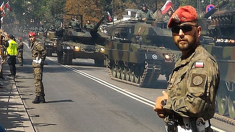 Polish Military Police officer, 2017.