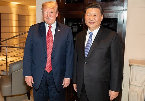 Donald Trump, the U.S. President and Xi Jinping, China's President, meeting and taking a picture together at the 2018 version of the yearly G20 Summit.