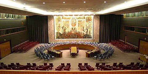 The United Nations Security Council Chamber