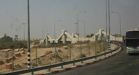 Border crossing between Israel and Jordan 