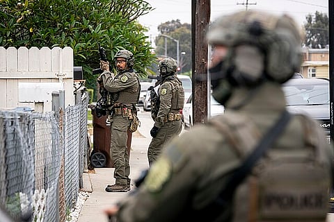 U.S. Immigration and Customs Enforcement (ICE) Enforcement and Removal Operations (ERO) in Los Angeles, California