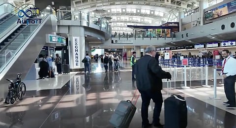An inside view of Juan Santamaría International Airport, San Jose, Costa Rica - (illustrative).