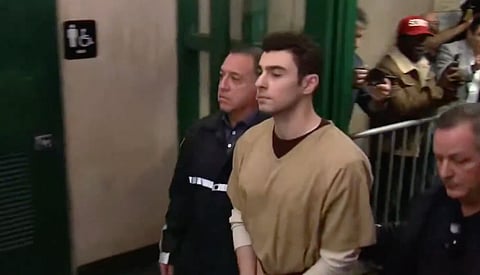 Luigi Mangione leaving New York State Court on September 16.