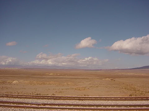 Railroad in Central Iran