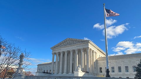 A view of the U.S. Supreme Court.