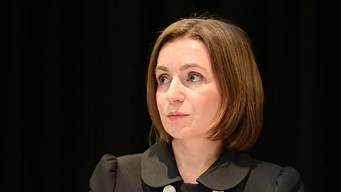 Moldovan President Maia Sandu in 2022.