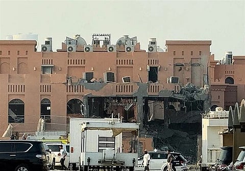 Israeli airstrike aftermath. Qatar, Doha, September 9th, 2025.