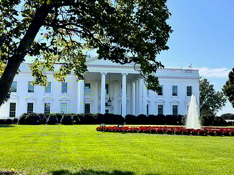 The White House North Lawn in Washington, D.C.