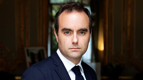 Official portrait of Sebastien Lecornu.