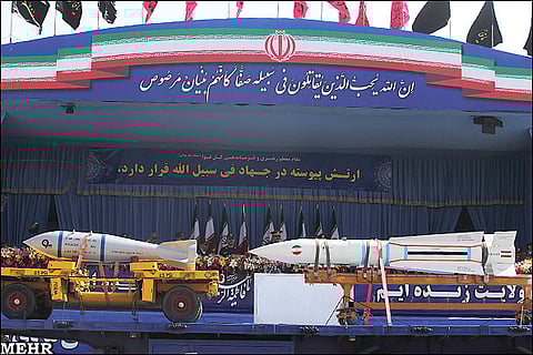 Iranian Army Parade, 2012.