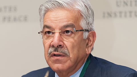 Pakistani Defense Minister Khawaja Muhammad Asif