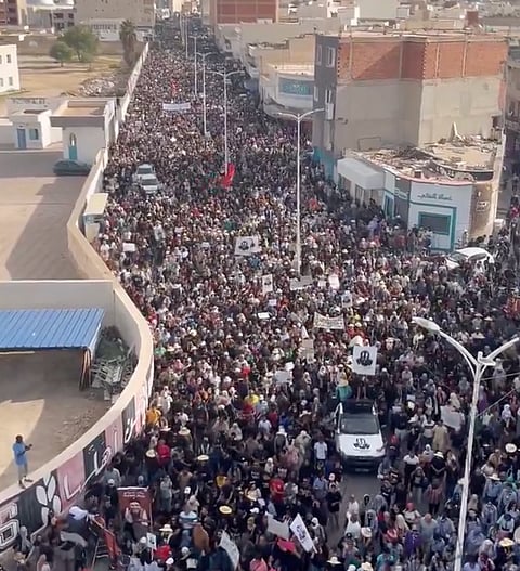 Tunisian City of Gabes Halts in Protest Over Phosphate Plant Pollution