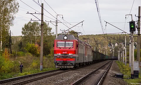 Russian freight train (For illustrative purposes)