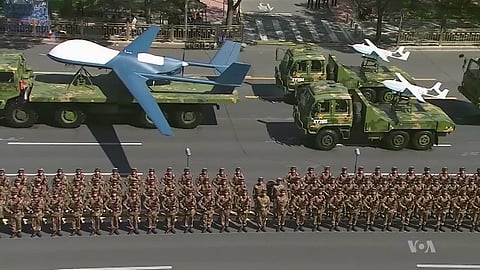 Chinese military parade, 2015.