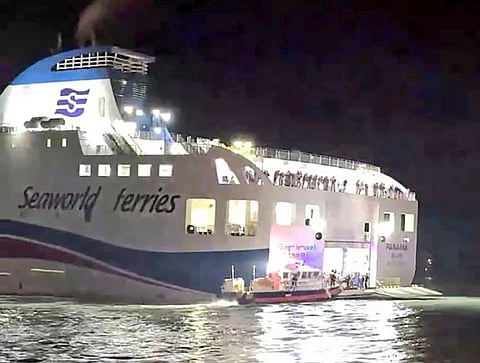 South Korean Ferry Carrying 267 Runs Aground Near Jindo