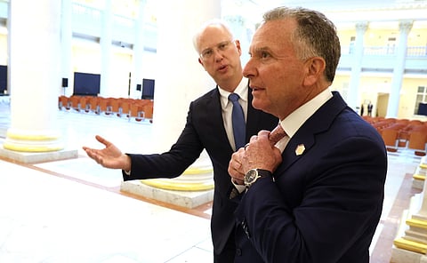 US President’s Special Envoy Steve Witkoff and CEO of the Russian Direct Investment Fund Kirill Dmitriev.