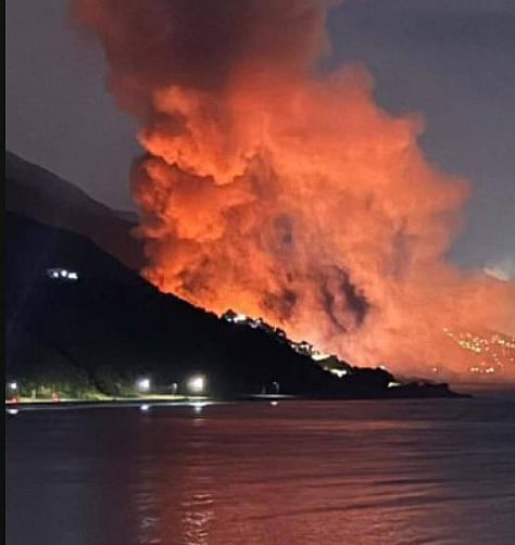 U.S. airstrikes in seen in Venezuela.