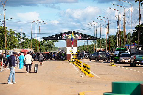 Colombia-Venezuela border.
