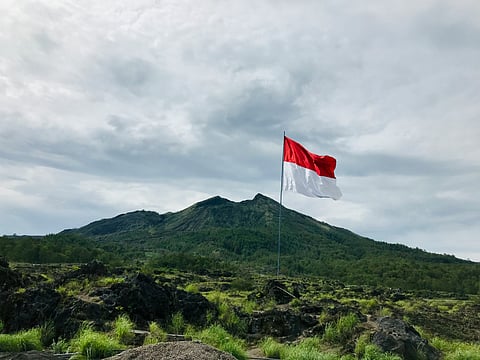 Jalan Pendakian Gunung Batur, Bangli, Indonesia (Image for illustrative purposes).